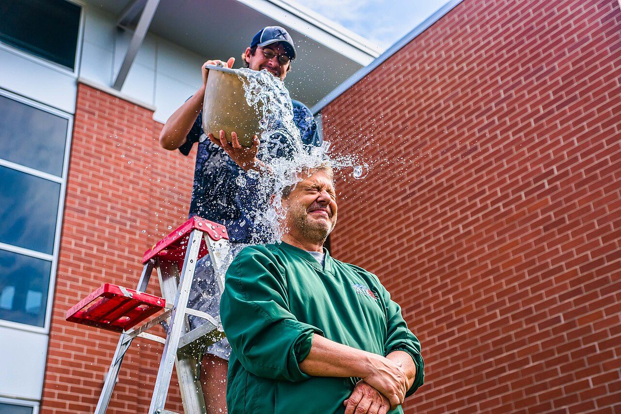John Maino takes the ALS Ice Bucket Challenge