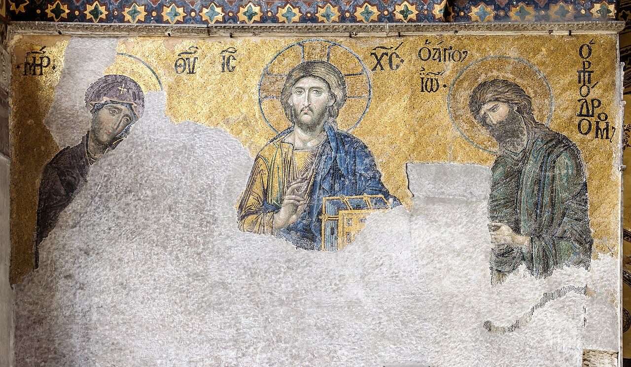 Deesis mosaic, Hagia Sophia