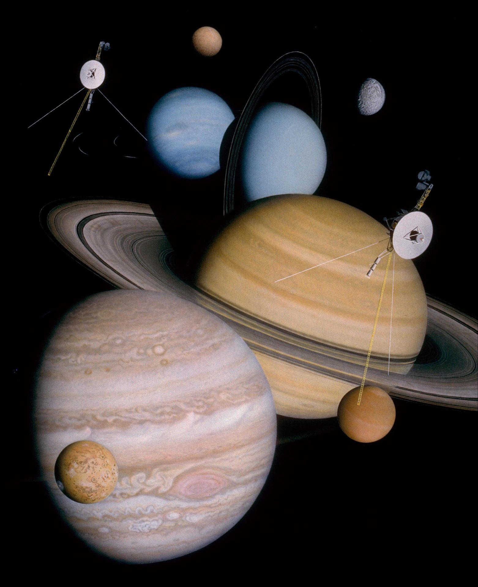 Sondas Voyager y los mundos exteriores