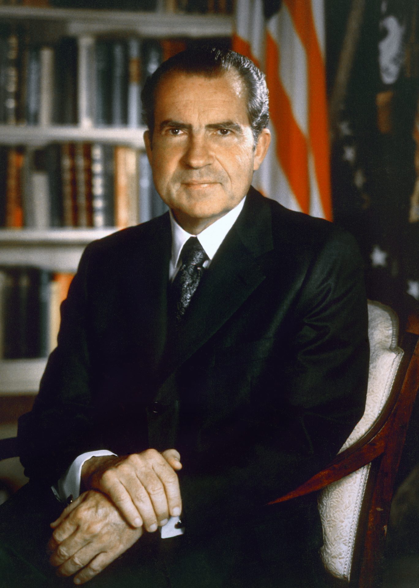 Richard Nixon en retrato oficial de 1971
