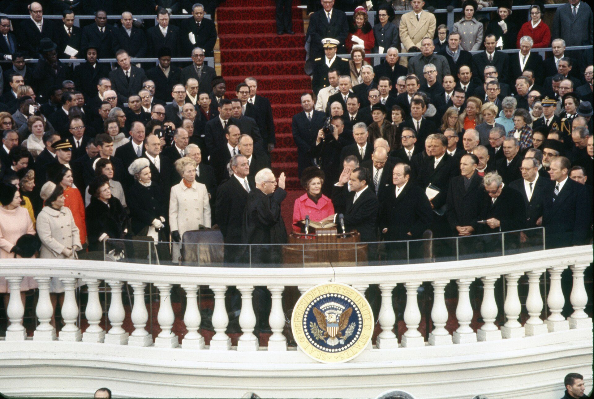 Richard Nixon toma posesión en 1969