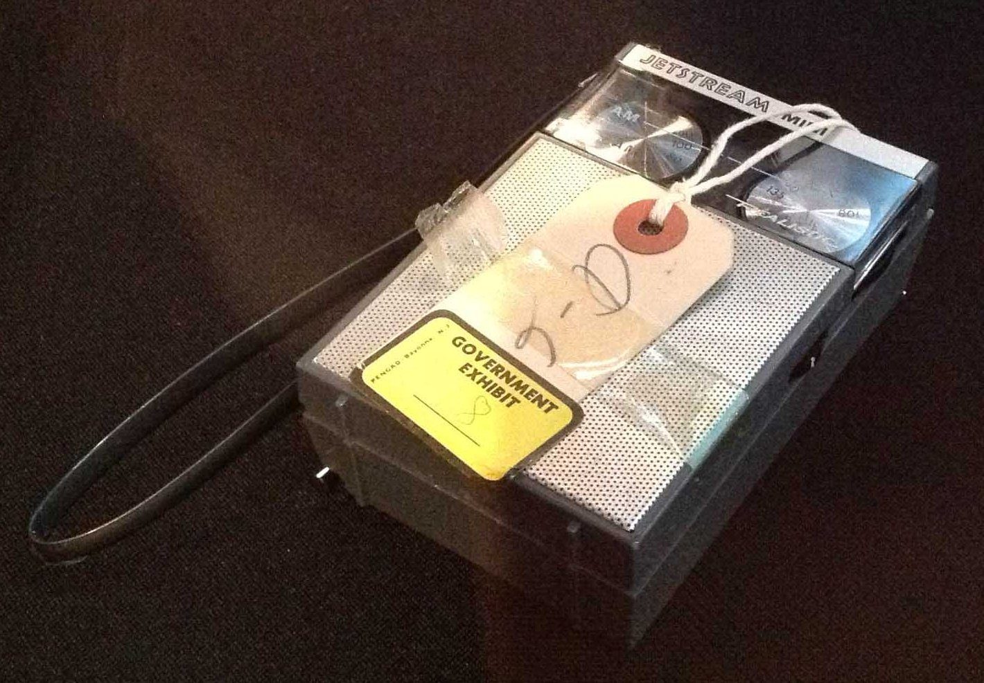 Radio de transistores usada en el allanamiento de Watergate