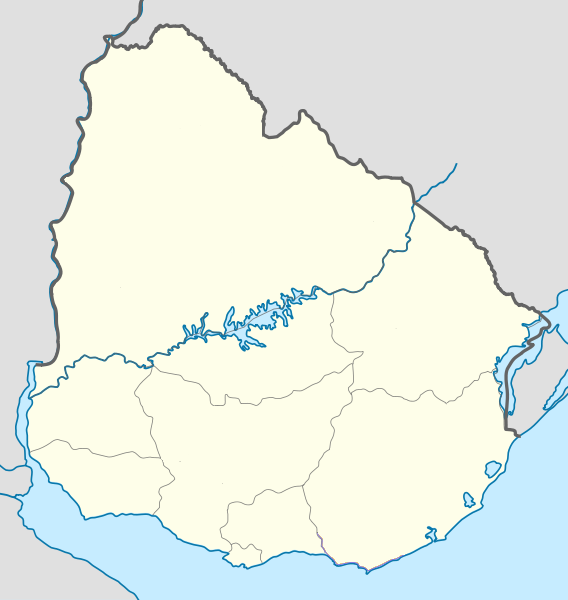 Map of Uruguay in 1830