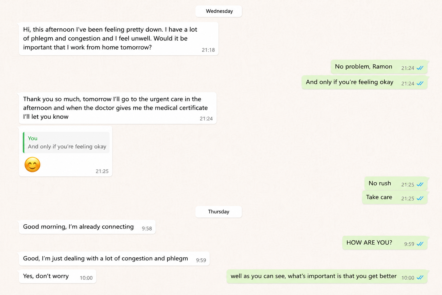 WhatsApp screenshot