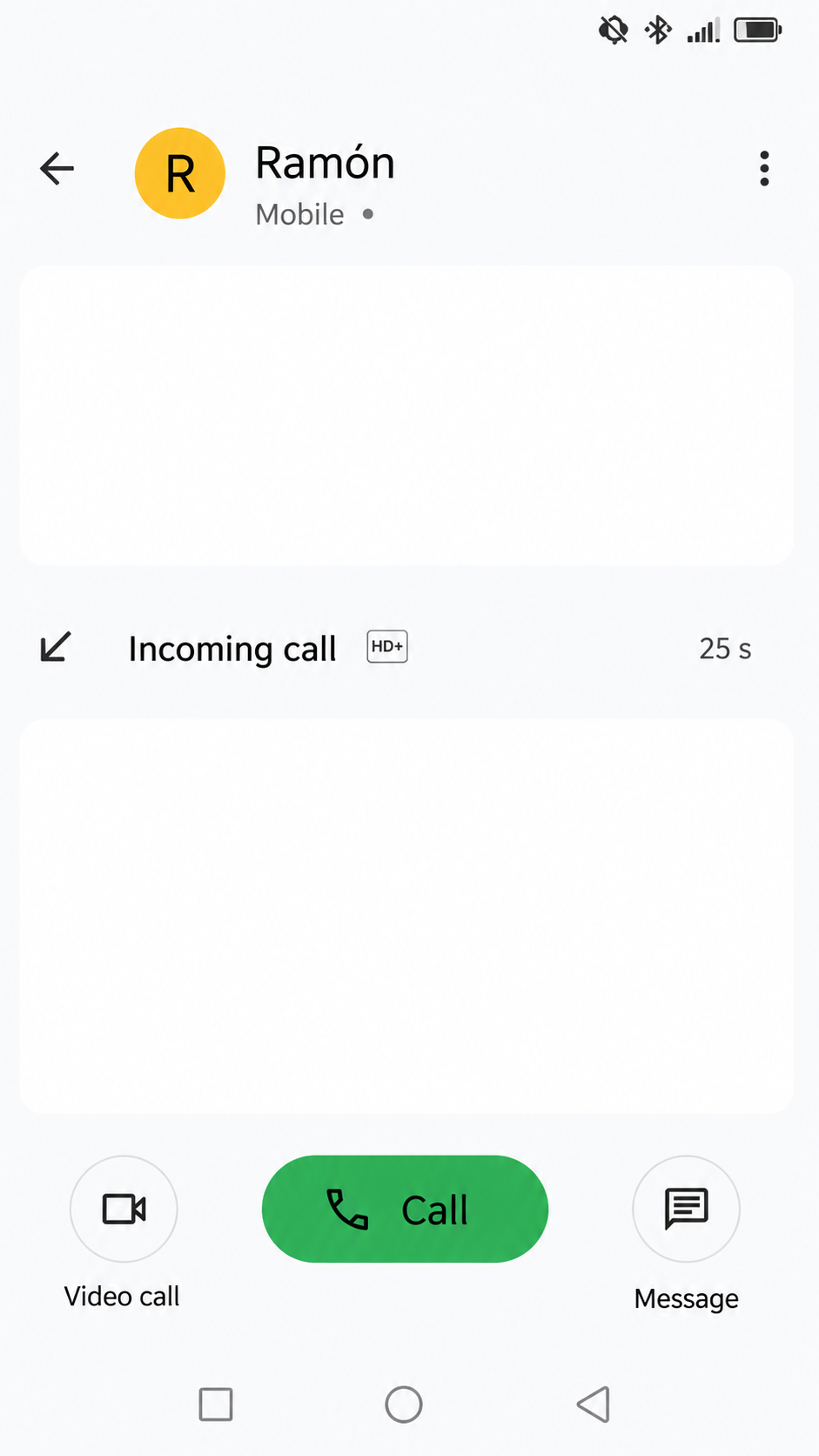 Call log