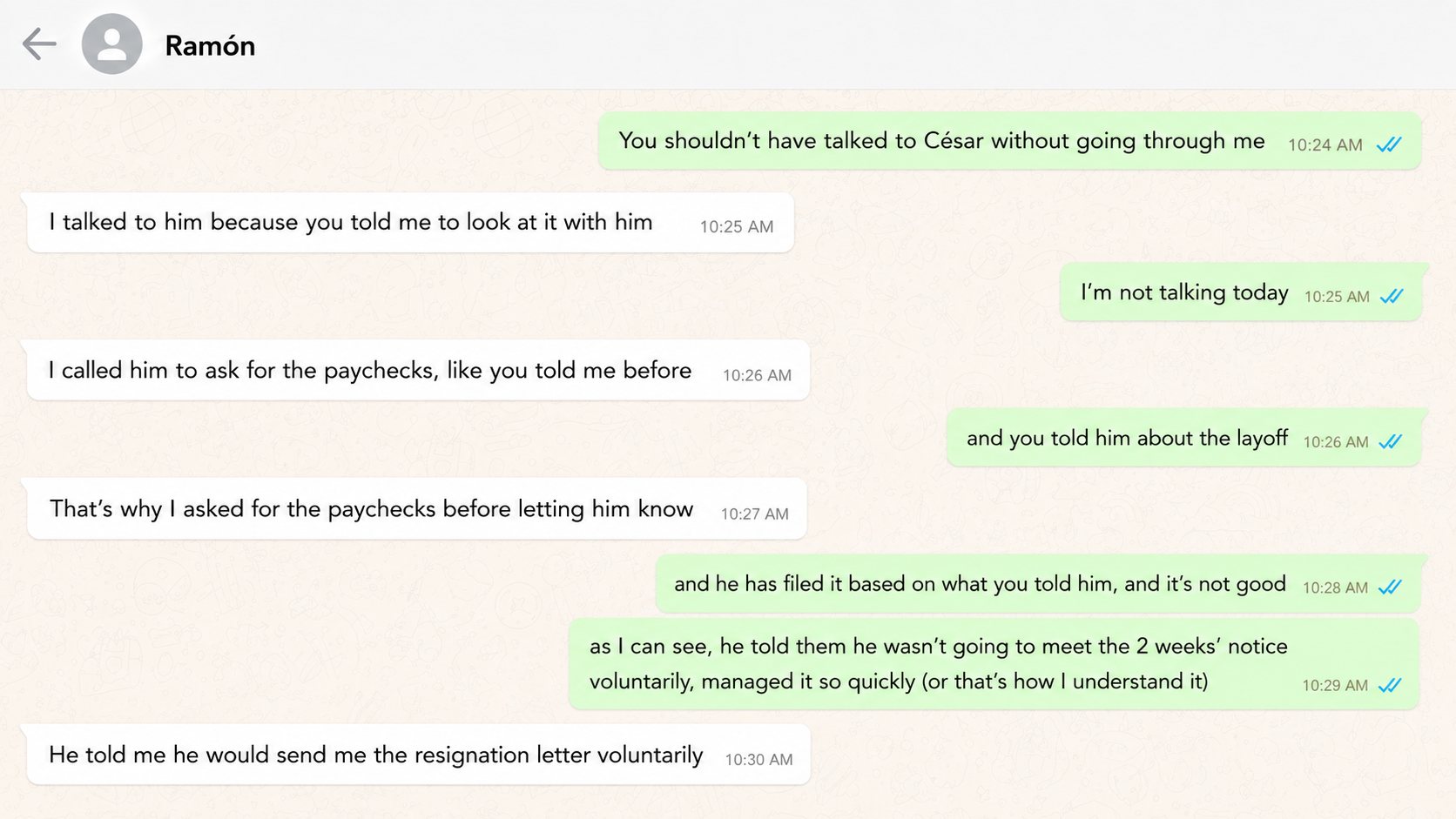 WhatsApp screenshot