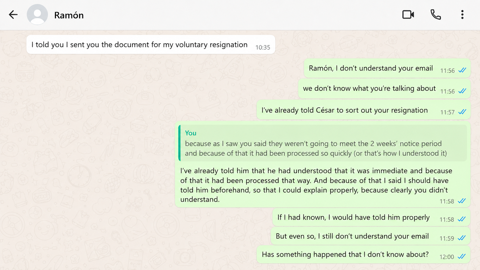 WhatsApp screenshot
