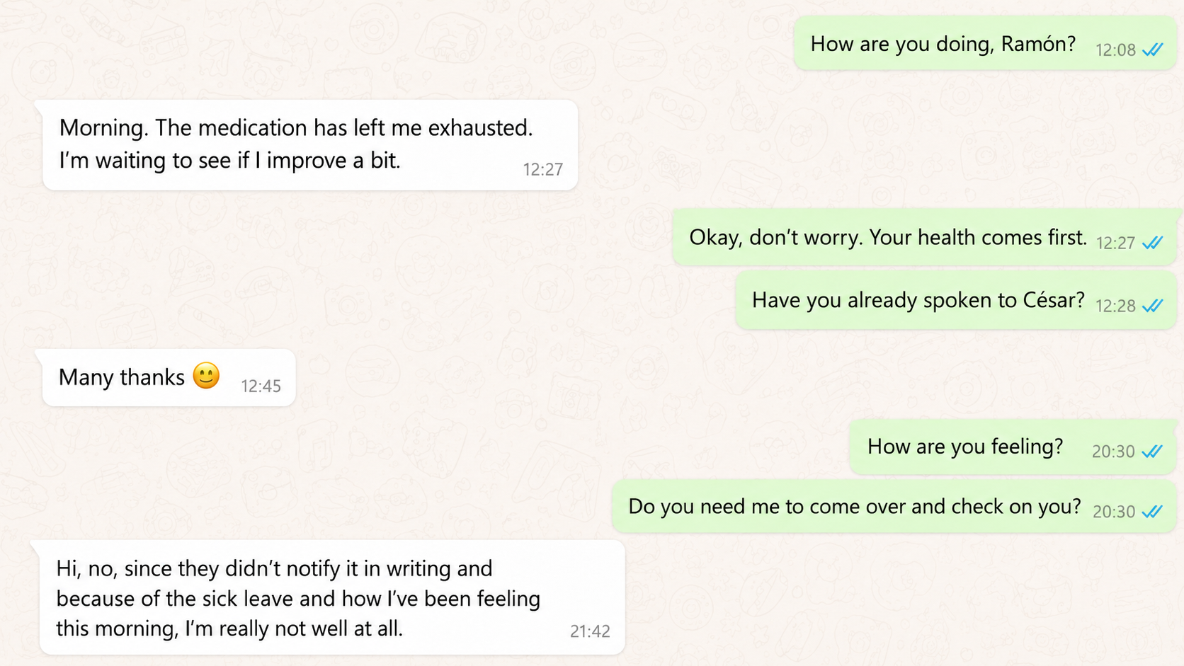 WhatsApp screenshot